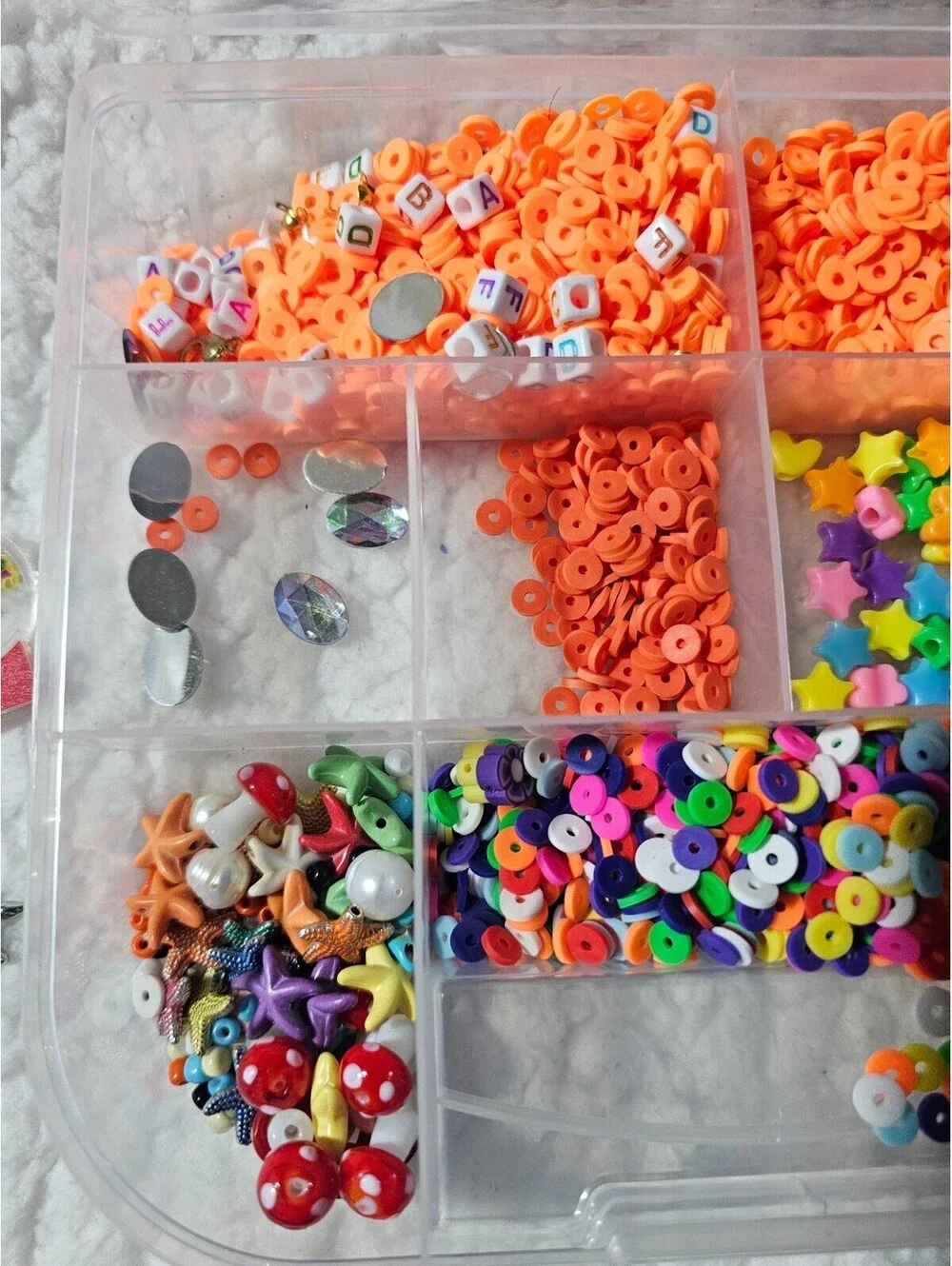 (Lot of 3) Mixed Jewelry Crafting Beads Various Colors & Styles With 3 Boxes